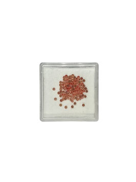 Saphir orange (beh.) rund fac. ø 1,25 mm