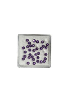 Amethyst rund fac. ø 2,5 mm