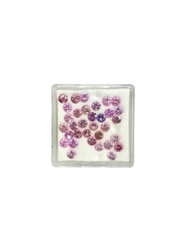 Saphir rosa rund fac. ø 3,1 mm