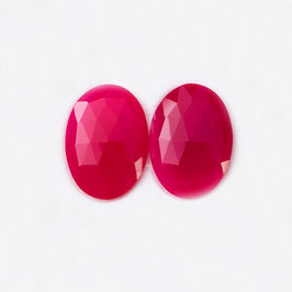 Rosen oval fac. poliert 25 x 18 mm