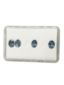 Aquamarin oval fac. 8x6 mm