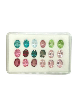 Turmalin oval fac. 7x5 mm