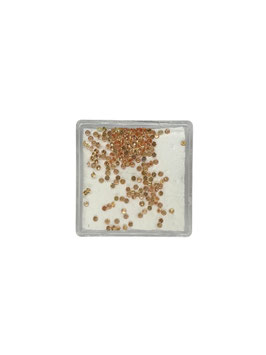 Saphir orange (beh.) rund fac. ø 1,2 mm