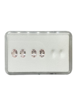 Morganit oval fac. 7x5 mm Paar