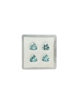 Aquamarin Trillant fac. 6 mm