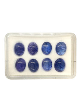 Tansanit oval cab. 11x9 mm