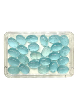 Aquamarin oval cab. 10x7 mm