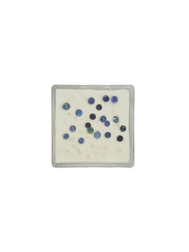Saphir blau rund fac. ø 2-2,2 mm