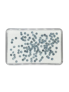Aquamarin rund fac. ø 2 mm