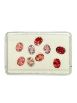Turmalin oval fac. 8x6 mm