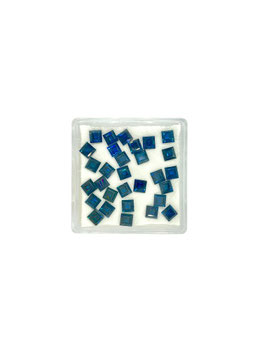 Saphir blau Carré fac. 3 mm