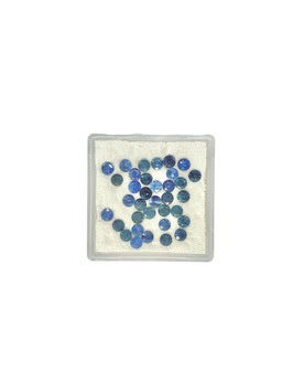 Saphir blau rund fac. ø 2,8 mm