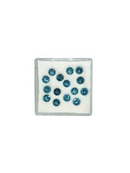 Topas London Blue rund fac. ø 3,5 mm