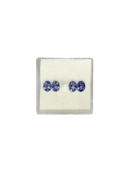 Tansanit oval fac. 5x4 mm