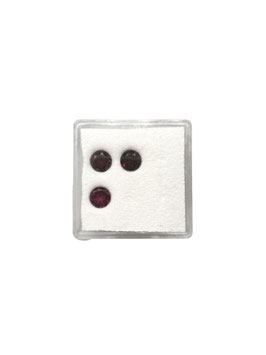 Rhodolith rund fac. ø 5 mm