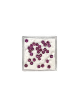 Rhodolith rund fac. ø 2,5 mm