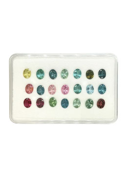 Turmalin oval fac. 5x4 mm