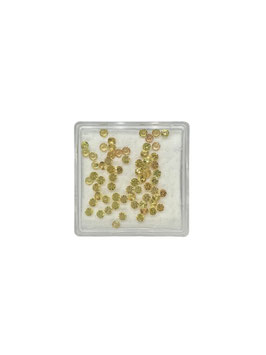 Saphir gelb rund fac. ø 2 mm