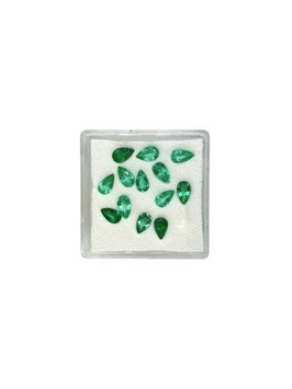 Smaragd Tropfen fac. ø 5x3 mm
