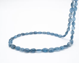 Strang Aquamarin oval glatt