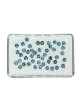 Aquamarin rund fac. ø 3 mm