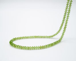 Strang Peridot Linse facettiert