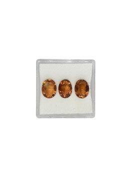 Citrin oval fac. 9x7 mm