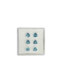 Aquamarin Trillant fac. 4 mm