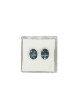 Aquamarin oval fac. 8x6 mm