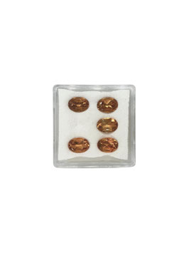 Citrin oval fac. 7x5 mm