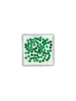 Smaragd rund fac. ø 2 mm