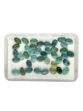 Turmalin oval fac. 6x4 mm