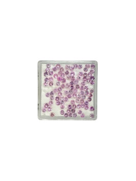 Saphir rosa rund fac. ø 2 mm
