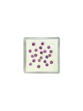 Saphir rosa rund fac. ø 2,4 mm