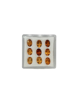 Citrin oval fac. 6x4 mm