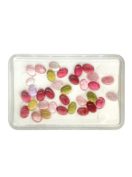 Turmalin oval fac. 6x4 mm