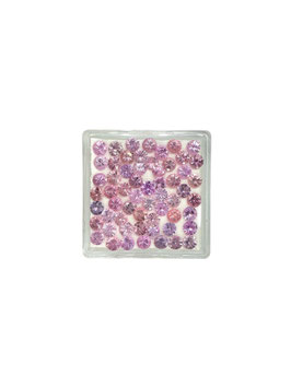 Saphir rosa rund fac. ø 3,1 mm
