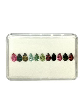 Turmalin Tropfen fac. 6x4 mm