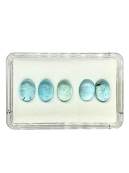 Aquamarin oval cab. 11x8 mm