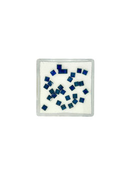 Saphir blau Carré fac. 2,2 mm