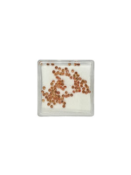Saphir orange (beh.) rund fac. ø 1,5 mm