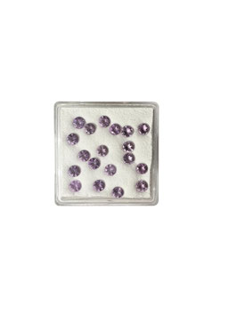 Amethyst rund fac. ø 3 mm