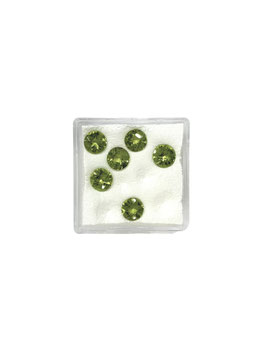 Peridot rund fac. ø 6 mm