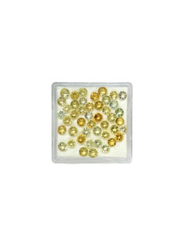 Saphir gelb rund fac. ø 3,2-3,4 mm