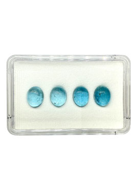 Aquamarin oval cab. 10x8 mm