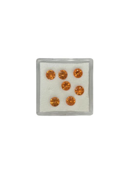 Mandarin-Granat rund fac. ø 4,5 mm