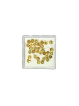 Saphir gelb rund fac. ø 3 mm