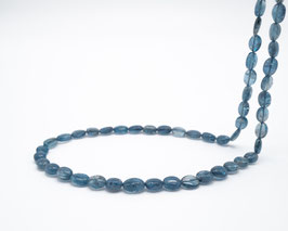 Strang Aquamarin oval glatt