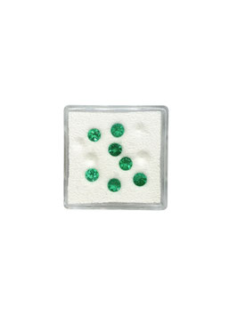 Smaragd rund fac. ø 3,5 mm