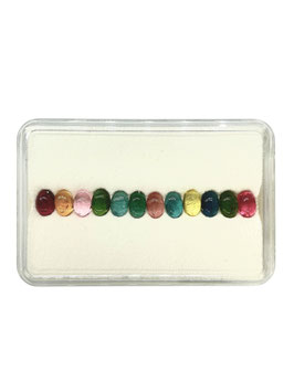 Turmalin oval fac. 6x4 mm